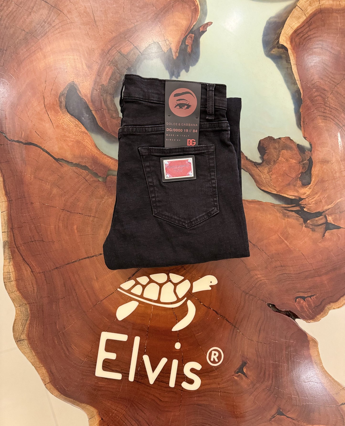 Dolce & Gabbana Black Jeans Basic with Logo