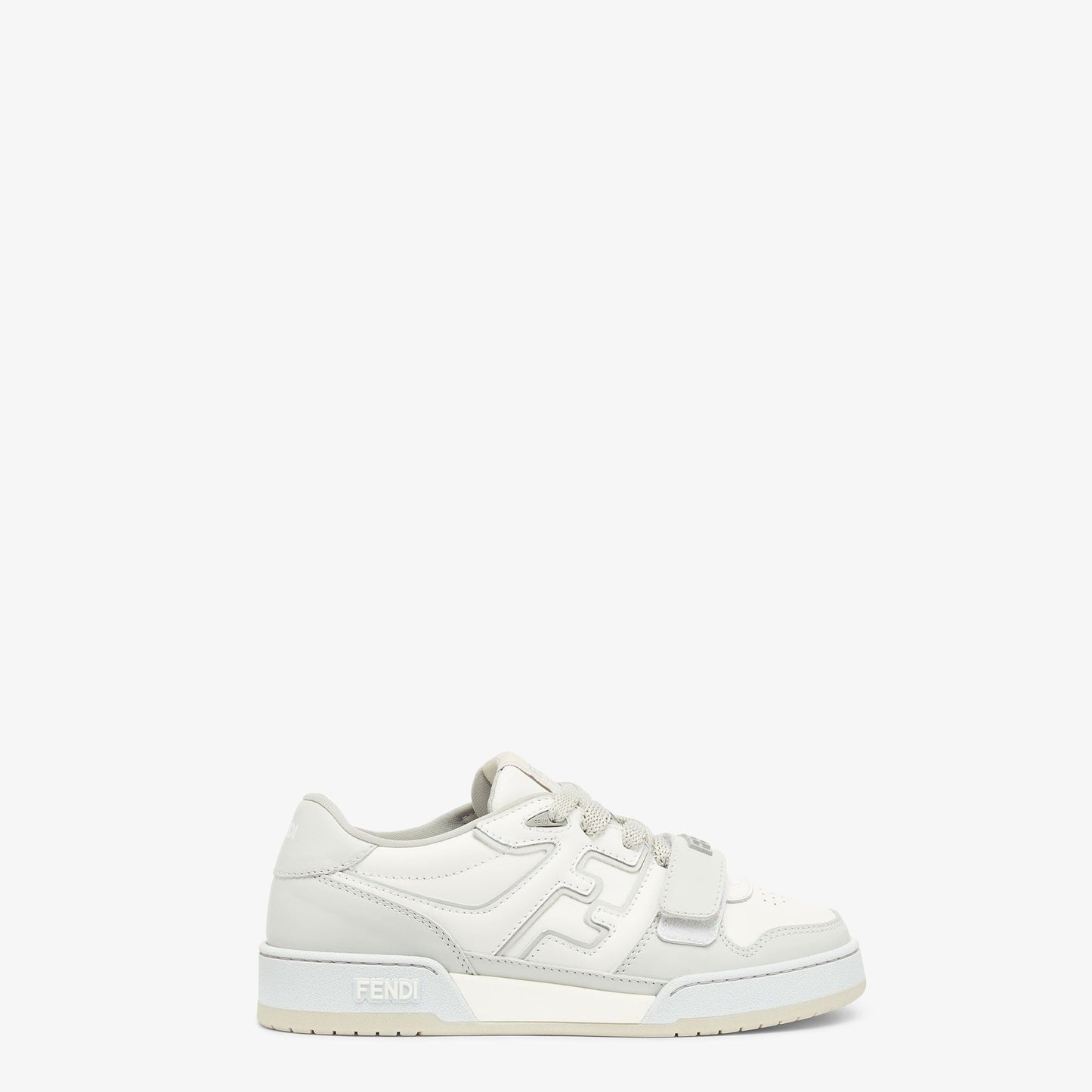 Fendi White Match Leather Sneakers