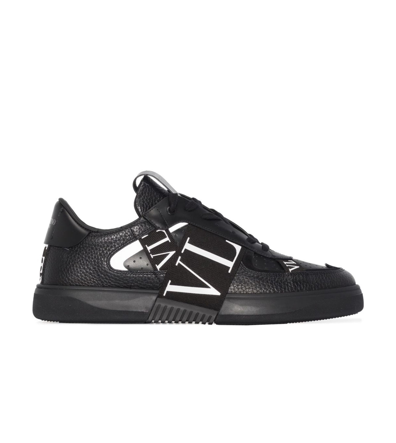 Valentino Black White VL7N Logo Shoes