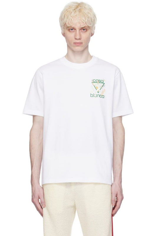 Casablanca White Tennis Club T-Shirt