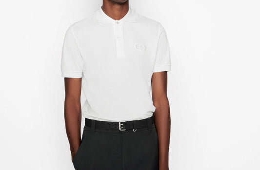 Dior White Polo T-Shirt