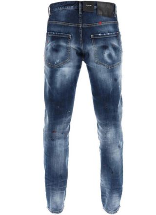 Dsquared2 Jeans Distessed Paint splatter jeans