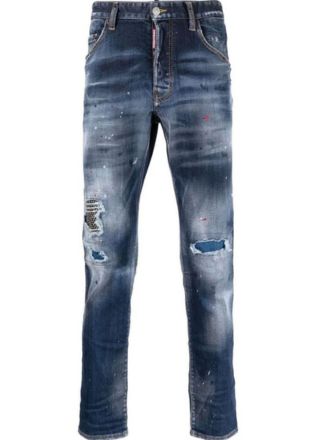 Dsquared2 Jeans Distessed Paint splatter jeans