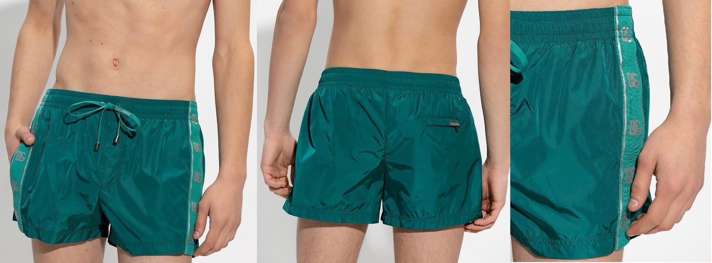 Dolce & Gabbana Teal Swim Shorts