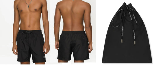 Dolce & Gabbana Black Basic Swimshorts