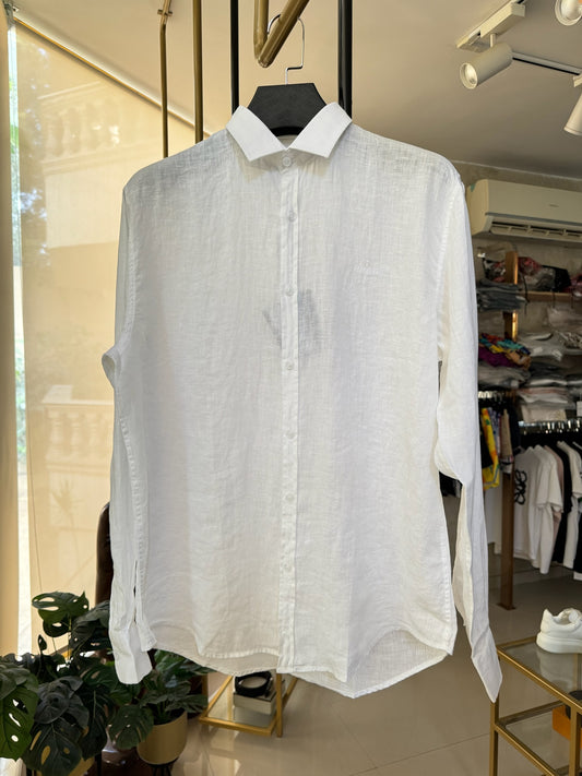 Prada White Linen Shirt