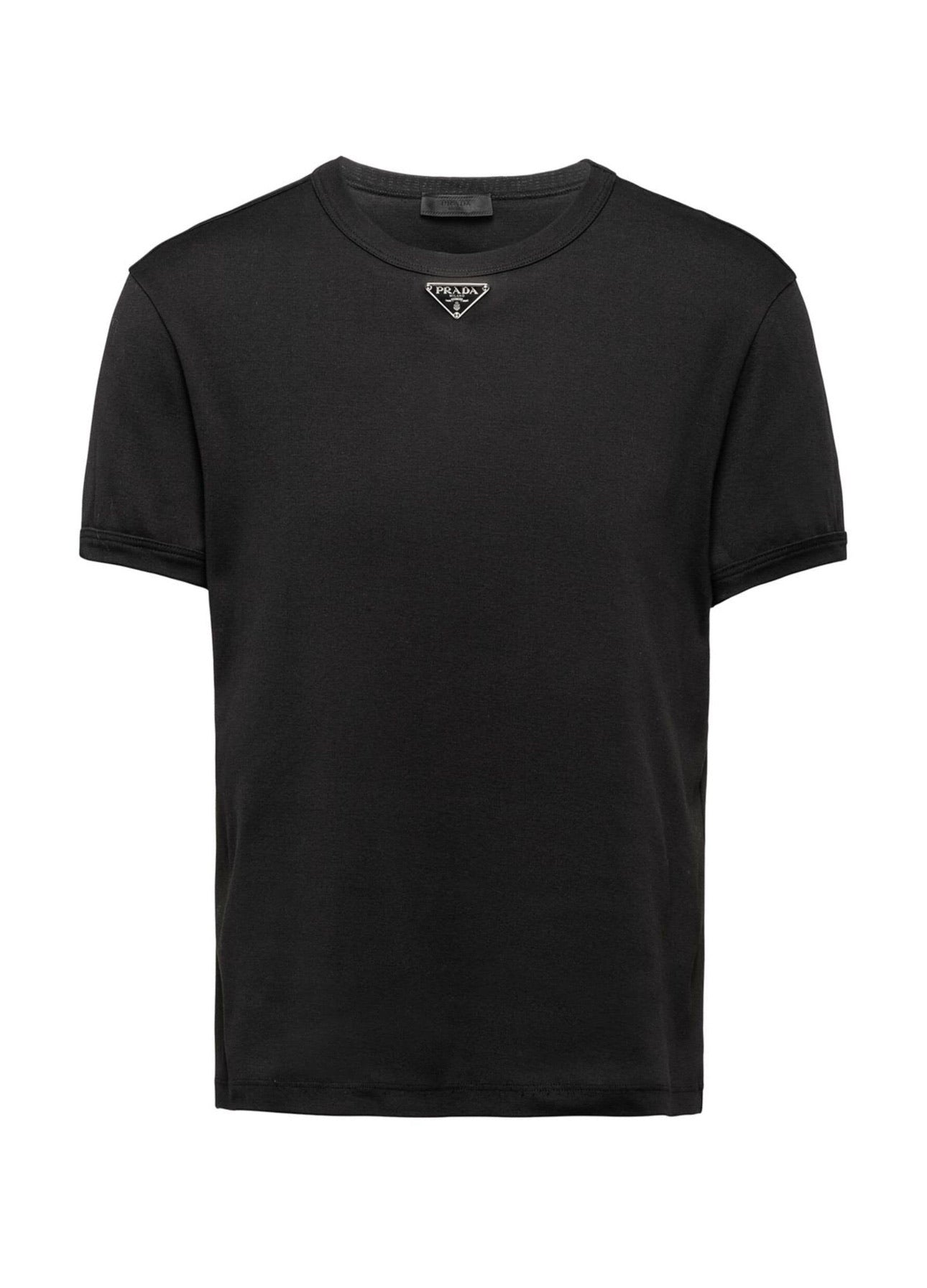 Prada Men Black T-Shirt