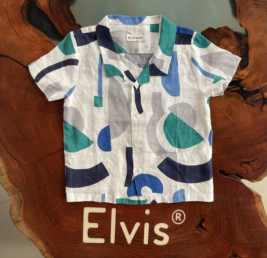 Bluemint Mars Printed White Marks kids Shirt