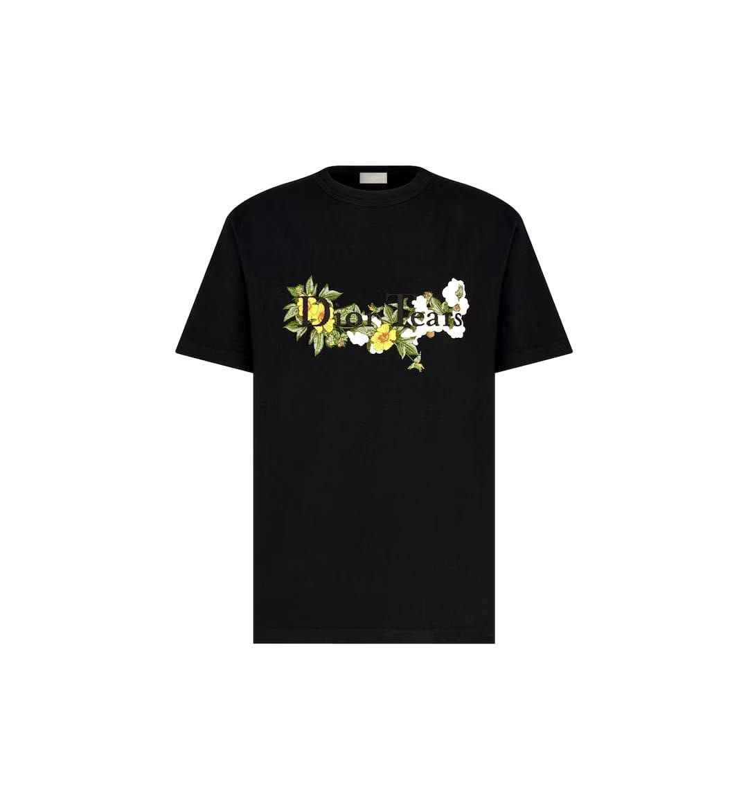 Dior T-shirt  Tears Flowers Logo
