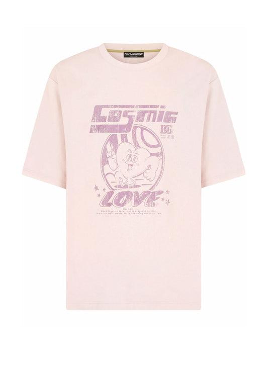 Dolce & Gabbana Oversized Tshirt with Logo Print