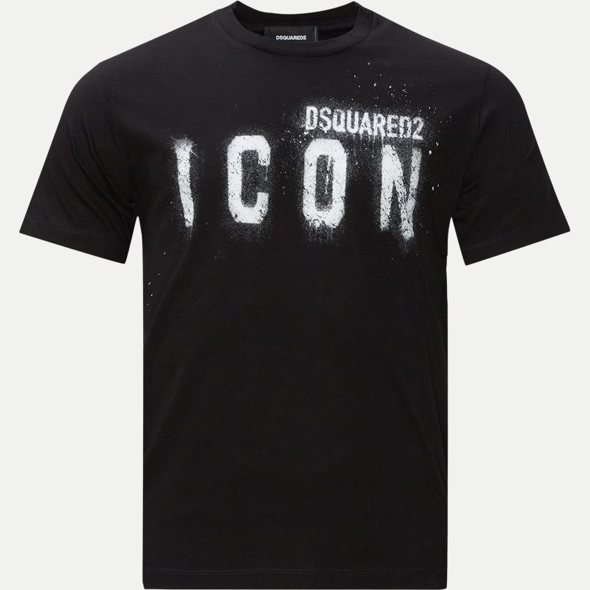 Dsquared2 T-shirt Dsquared2 Icon Black Print