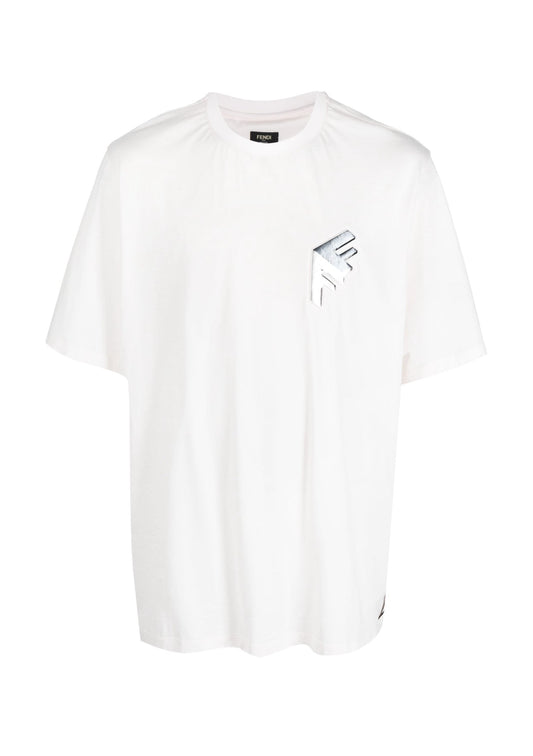 Fendi T-shirt FF BLOCK EMB HALL