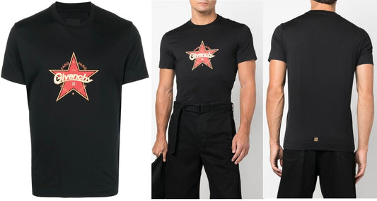 Givenchy T-shirt Red Star Logo Slim Fit