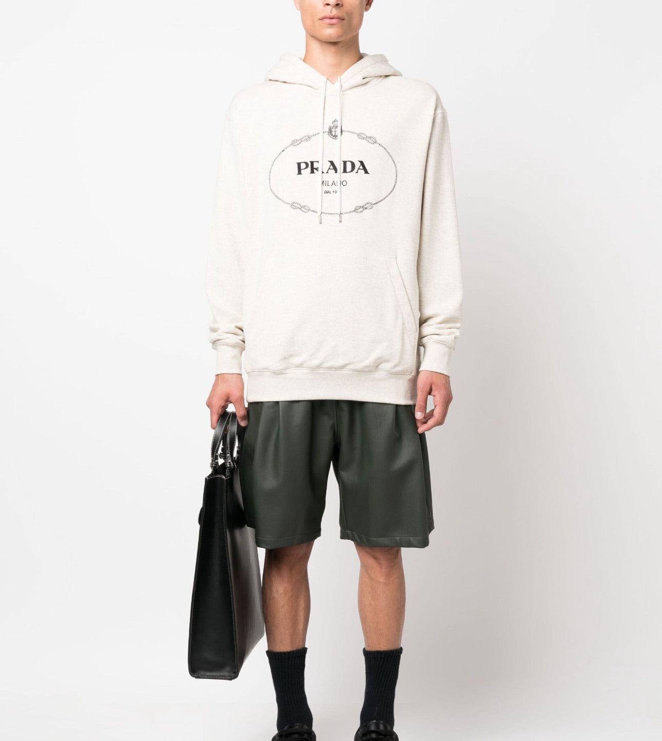 Prada White Hoodie