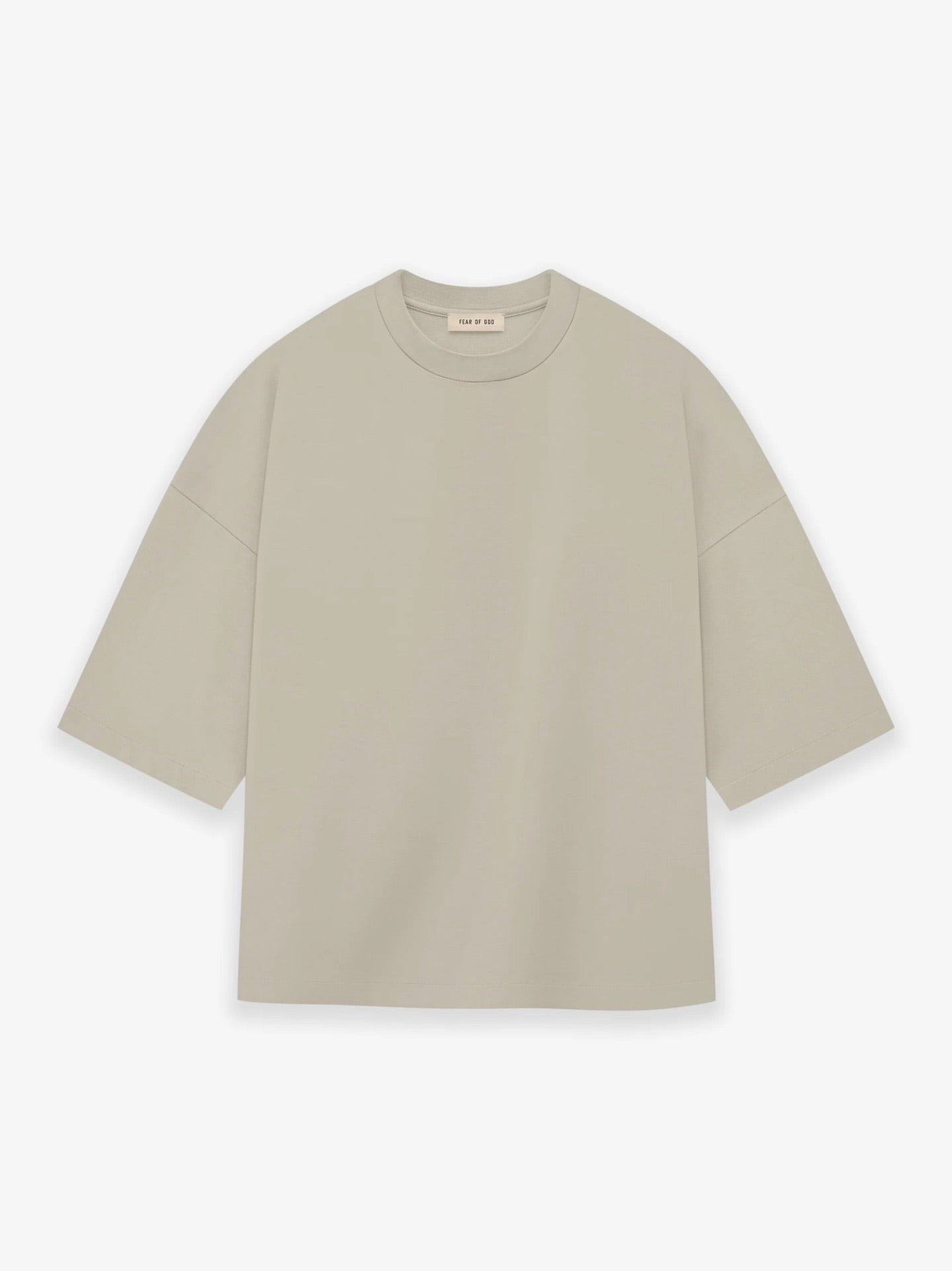 Fear Of God Oversized Embroidered White Thunderbird Milano T-Shirt