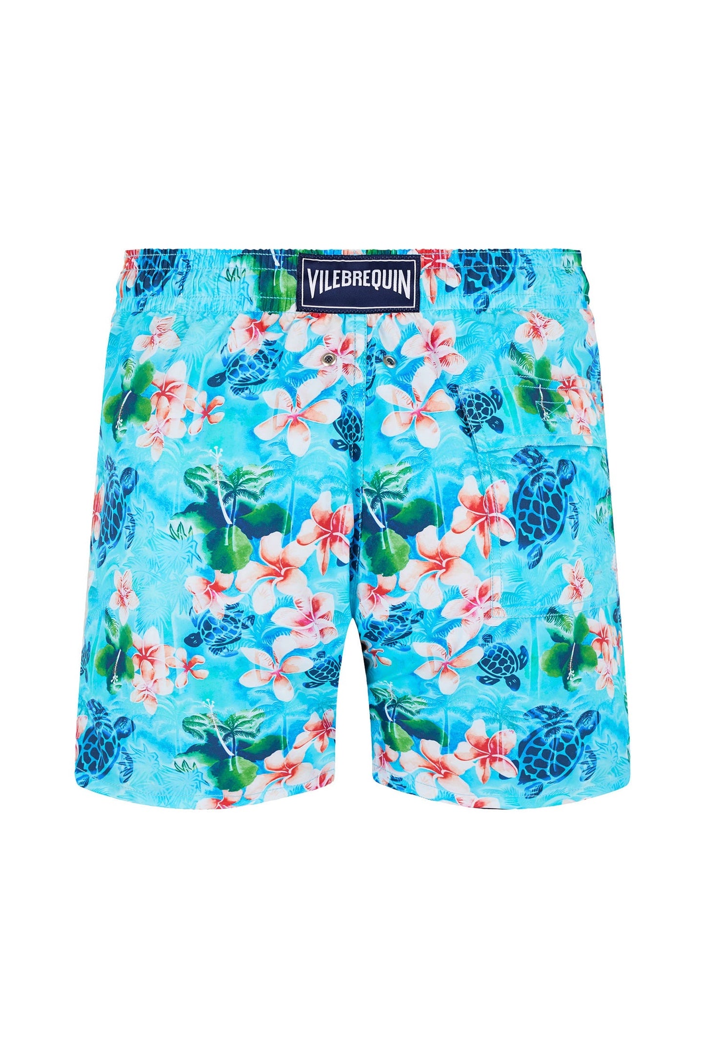 Vilebrequin Moorea Turquoise Floral Swimshorts