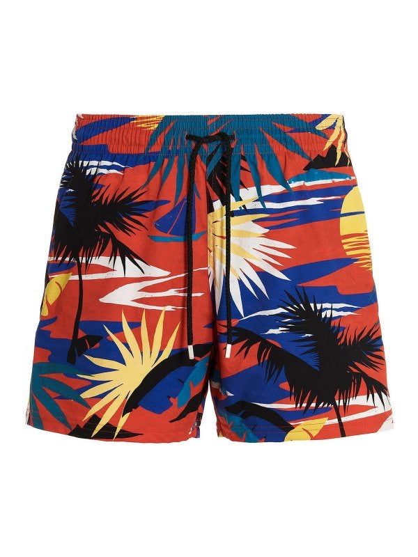 Vilebrequin Palm Angels X Vilebrequin Hawaiian Swimshorts