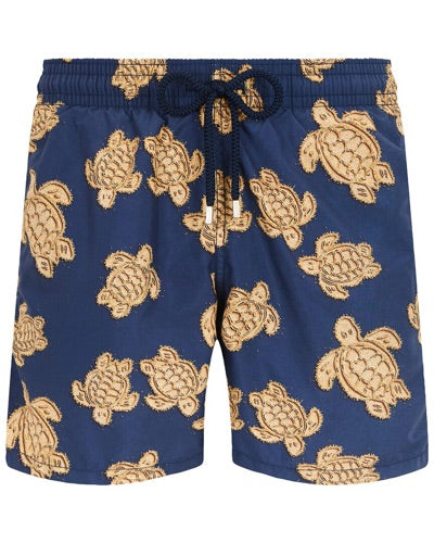 Vilebrequin Moorea Sand Turtles Swimshorts