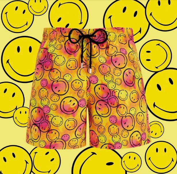 Vilebrequin Monsieur Andre Vilebrequin X Smiley Swimshorts