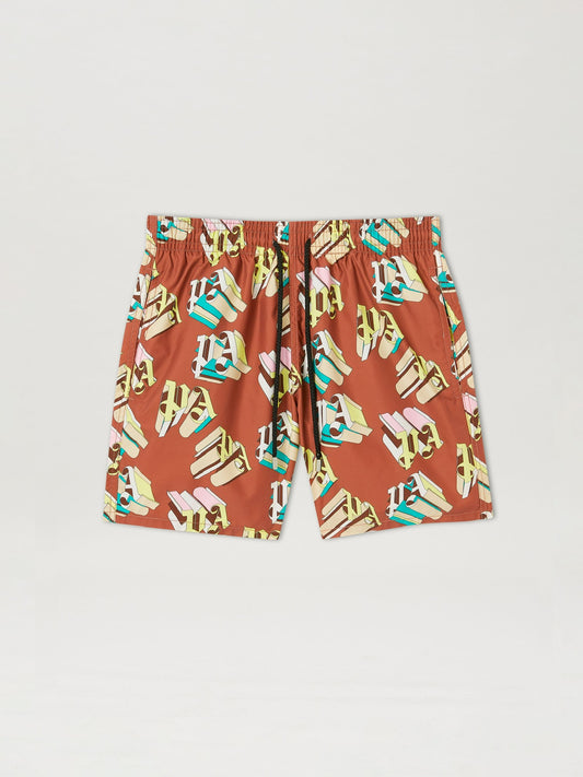 Vilebrequin Palm Angels X Vilebrequin Monogram Swimshorts