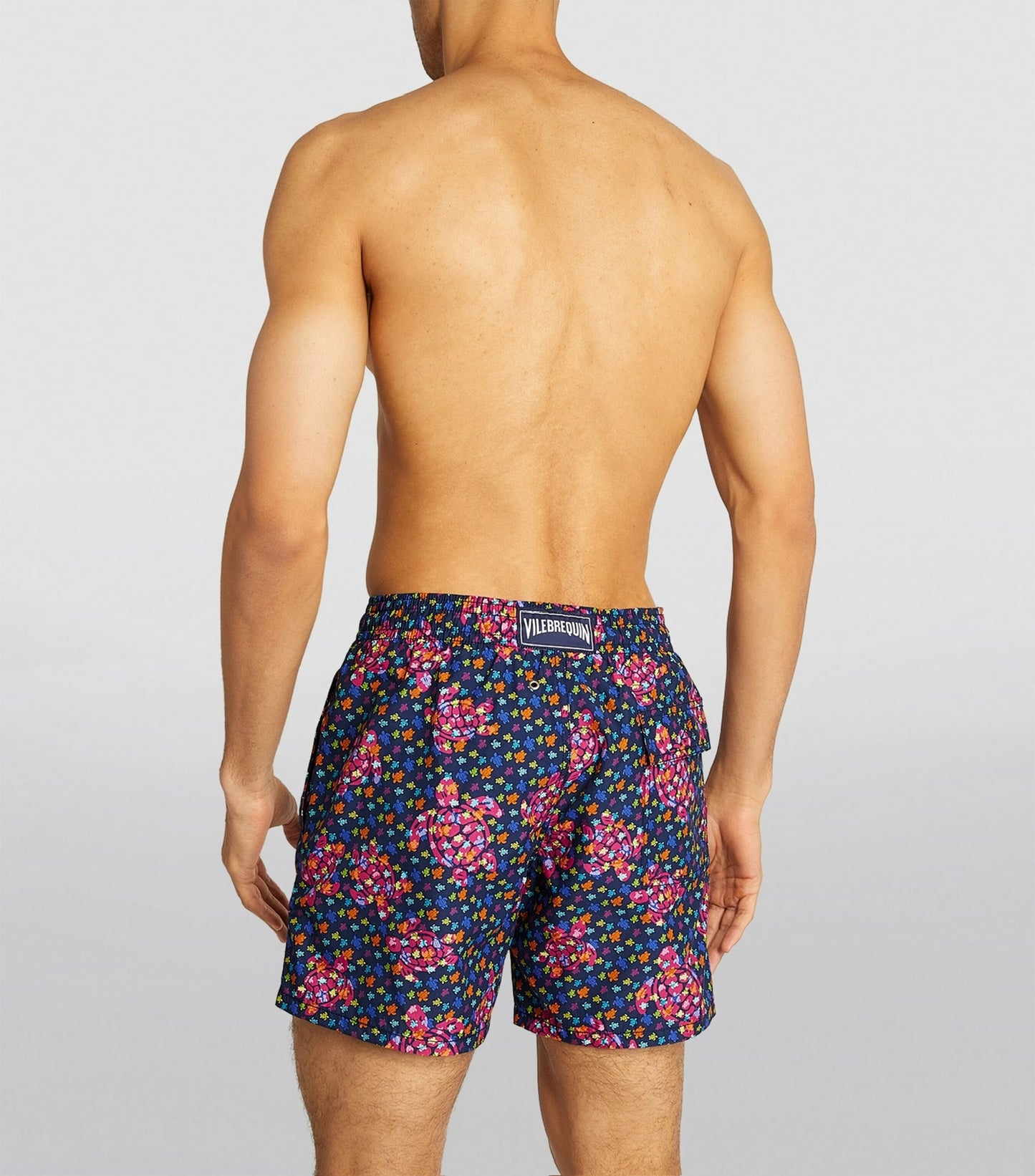 Vilebrequin Moorea Micro Turtles Pink Turtles Swimshorts