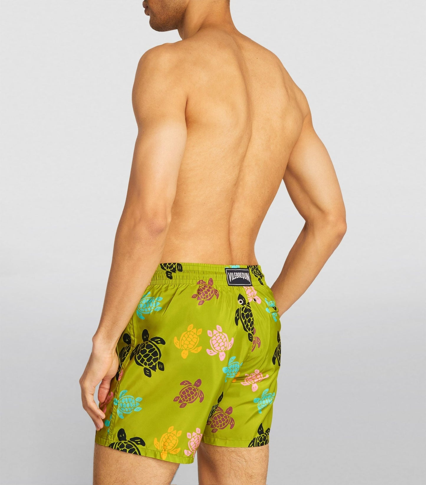 Vilebrequin Moorea Green Mahina Turtles Swimshorts