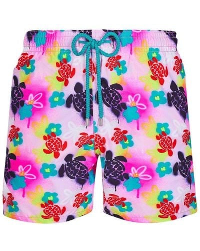 Vilebrequin Okoa 1988 Turtles Graffiti Swimshorts