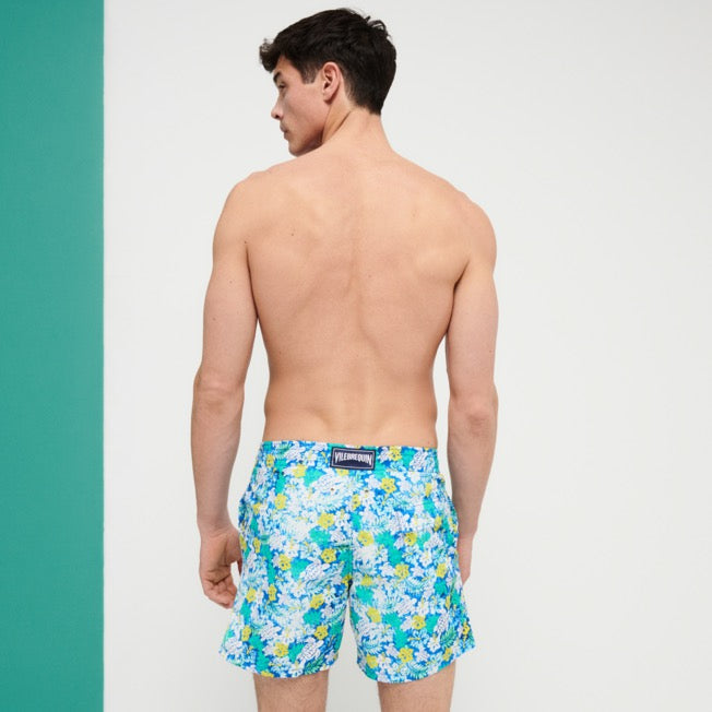 Vilebrequin Moorea Blue Tropical Turtles Swimshorts