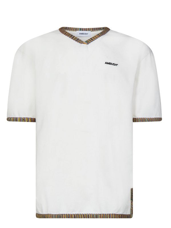 Ambush Plain White Black Logo