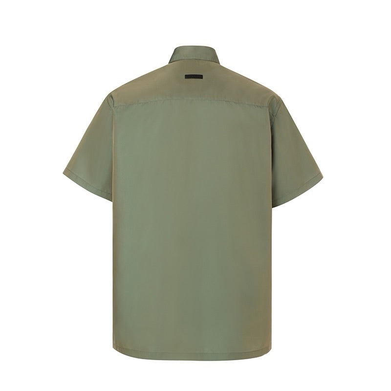 Fear Of God Oversized Button Front Short Sleeves Shirt