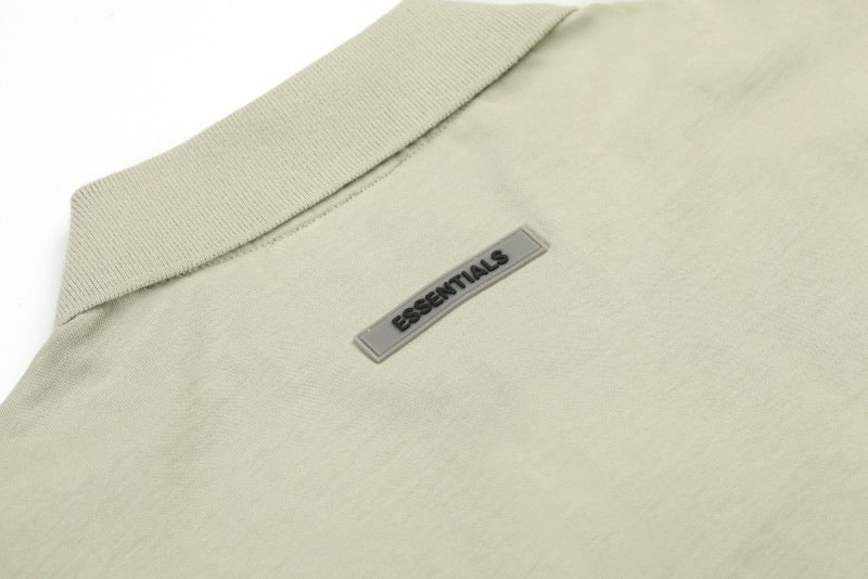 Fear Of God Essentials Core Collection Polo Oatmeal