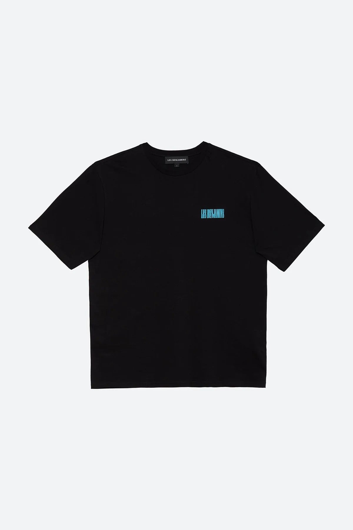 Les Benjamins Oversized Print T-shirt Turquoise Logo