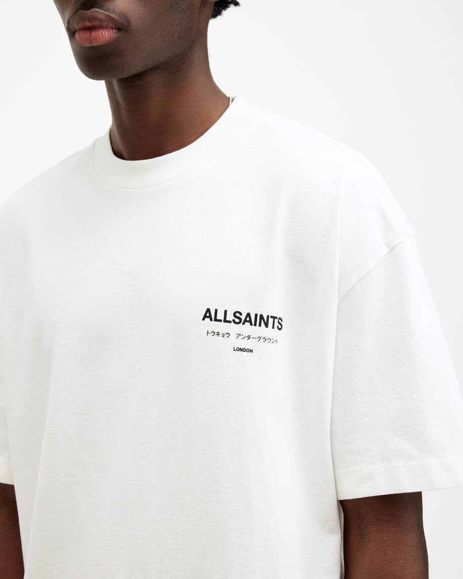 AllSaints Underground Oversized Crew Neck T-shirt