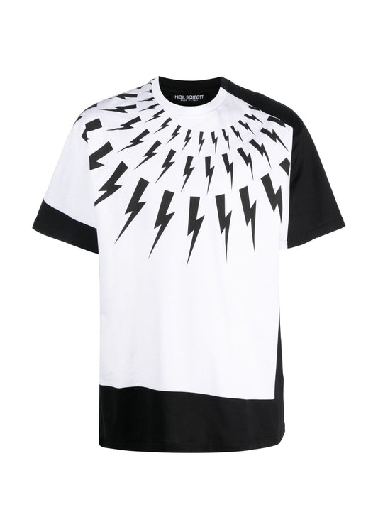Neil Barrett T-shirt Neil Barrett print Black & Black