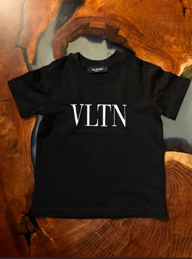 Valentino Black White VLTN Logo Tshirt