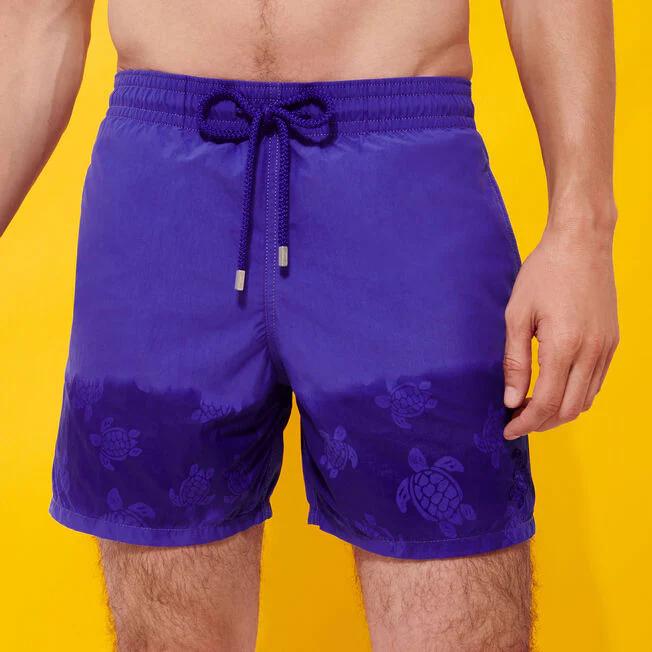 Vilebrequin Plain Puple Turtle Logo Swimshorts